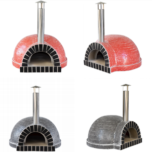 Four à pizza professionnel extérieur au bois - Grand four à pizza portable pour jardin et terrasse - Chauffage rapide, cuisson authentique sur pierre - Product Image 4