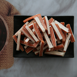 רצועות סנדוויץ' עוף/ברווז, חטיפי כלבים עשירים בחלבון, ללא דגנים, טבעיים, ייצור לפי הזמנה, מותג פרטי, ישירות מהמפעל, חטיף לאילוף כלבים - Product Image 3