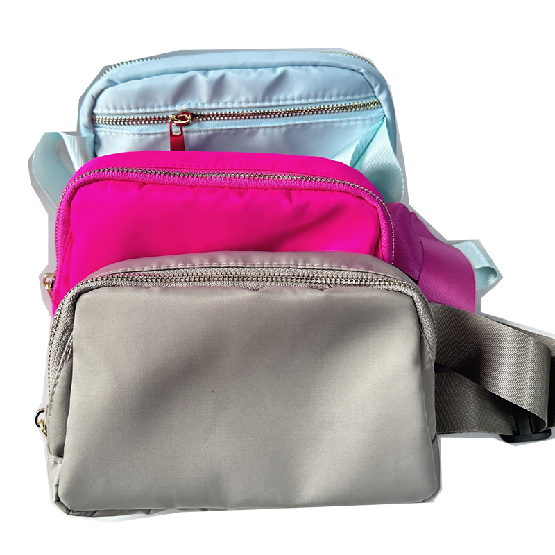 Хит продаж, водонепроницаемые нейлоновые забавные сумки через плечо для женщин, модные спортивные сумки на ремне