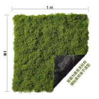 Petites décorations artificielles en PVC mur de mousse bonsaï plante verte faux arbustes herbe pierre de gazon décorative en plastique écologique