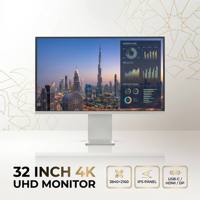 Monitor de Escritorio 4K UHD de 32 Pulgadas Directo de Fábrica, IPS 350nits 100% SRGB, Pantalla de Alta Resolución para Negocios