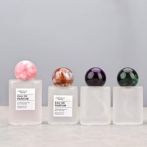 Flacon de parfum vide givré de qualité supérieure 30ML 50ML, flacon pulvérisateur portable avec bouchon à vis pour sous-conditionnement cosmétique - Product Image 4