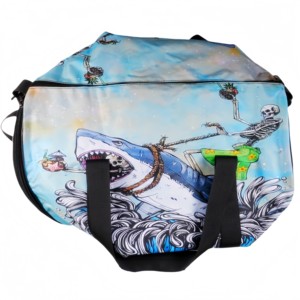 Sacs fourre-tout unisexes vintage les plus populaires, logo imprimé personnalisé, imprimés animaliers, polyester, capacité 20-37L, fermeture éclair étanche - Product Image 6