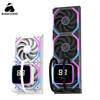 AntarcChill Dynamic Screen AIO Water Cooler 360mm Radiator CPU Liquid Cooling Kit Wholesale Supplier for PC Builder Brands