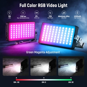 Lampe <span class=keywords><strong>LED</strong></span> vidéo et photo <span class=keywords><strong>Neewer</strong></span> SL90 Pro 4300 mAh, panneau de remplissage portable couleur intégrale, lumière <span class=keywords><strong>LED</strong></span> RVB de poche pour diffusion en direct - Product Image 4