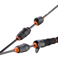Canne à pêche ultralégère en fibre de carbone pour petits poissons, micro-canne à pêche, canne à lancer pour truites, canne à lancer pour étangs, canne à leurre pour étangs