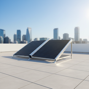Colector Solar de Tubos Evacuados de Vidrio para Fábricas y Edificios de Oficinas, Colector Solar de Tubos Evacuados de Bajo Mantenimiento JR-1800*58 P - Product Image 4