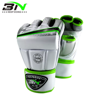 Guantes de Boxeo BN MMA de Cuero PU con Cierre de Gancho y Bucle para Hombre y Mujer