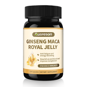 Cápsulas de Ginseng, Maca y Jalea Real Ausreson OEM, Mejoran la Complexión, Aumentan la Inmunidad - Product Image 1