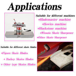 150*6*20mm 90grit RUBY SKATE roue d'affûtage meulage croisé Noren patins lame meule - Product Image 4