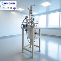 Cuve de réaction en acier inoxydable certifiée ASME CE de 25 L avec moteur antidéflagrant et coupleur magnétique pour laboratoire.