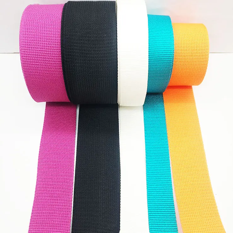 25Mm 38Mm 1/2 Inch 1 Inch Màu Đen Trắng Quốc Gia Phong Cách Dệt Sọc Jacquard Rpet Tái Chế In Polyester Đồng Bằng Vải Dây Đeo