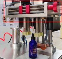 Machine de bouchage de bouteilles en acier inoxydable ESKO pour la production de crèmes cosmétiques, de pâtes, de savon liquide, de contenants en verre et en plastique