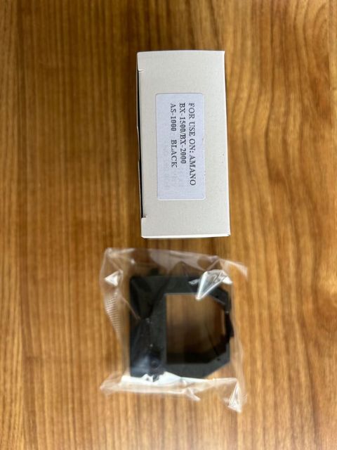 Compatible Amano Time Clock Ribbon Replacement for PIX/TCX All Models Black Ink