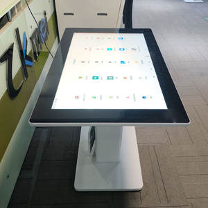 43 इंच सफेद स्मार्ट एंड्रॉइड रेस्तरां टैबलेट 10 प्वाइंट कैप्शिटिव टच वाटरप्रूफ टच टेबल - Product Image 3