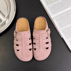 Sandalias Planas de Verano para Mujer, con Suela Gruesa Antideslizante, de Goma, Color Puro, Cómodas, para Damas - Product Image 5