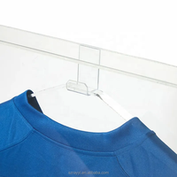 Vitrine murale horizontale en acrylique transparent de qualité professionnelle anti-UV, écologique et portable pour maillots de sport, personnalisée par l'usine RAY YI