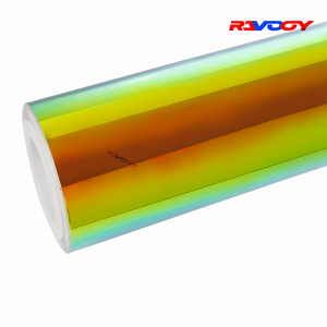 Ravooy Bóng Gương Chrome Bạc Mạ Vinyl Bọc Sơn Màng Bảo Vệ Với PVC-Thay Đổi Chức Năng Cho Cơ Thể 1.52*17M - Product Image 2