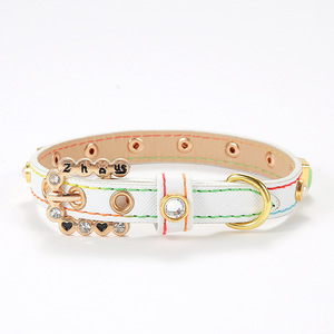 Correa ajustable <span class=keywords><strong>de</strong></span> <span class=keywords><strong>cuero</strong></span> PU Collar <span class=keywords><strong>para</strong></span> mascotas con tachuelas cuadradas Patrón sólido Collar sostenible Accesorios <span class=keywords><strong>para</strong></span> mascotas <span class=keywords><strong>para</strong></span> gatos <span class=keywords><strong>Perros</strong></span> pequeños - Product Image 6