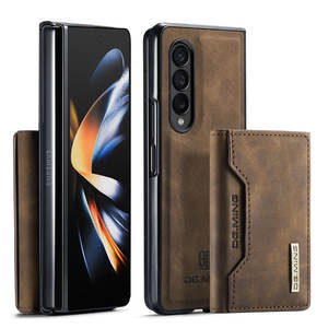 Pour <span class=keywords><strong>Samsung</strong></span> <span class=keywords><strong>Z</strong></span> <span class=keywords><strong>Fold</strong></span> <span class=keywords><strong>3</strong></span> Fold3 Cover <span class=keywords><strong>Coque</strong></span> Original DG. MING M2 Magnétique Pliable Amovible Portefeuille En Cuir Téléphone Cas Antichoc - Product Image 1