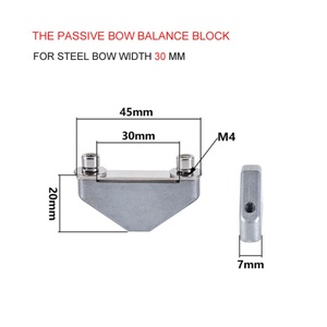 Solid Ceramic Roller 27*14 With Bracket for Twisting Machine Bow Width 40mm - Product Image 3