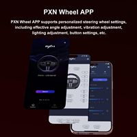 Volante de Carreras PXN V9 Gen2 270&900 °   Volante de Simulación para Auto, 3 Pedales, Palanca de Cambios en H, Compatible con APP, Retroalimentación por Vibración