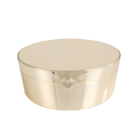 Boîtier de fond de teint rond A811 en plastique ABS, étui à poudre, conteneur cosmétique avec miroir et éponge, couleur nude, prix