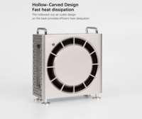 Étui de protection pour Apple Mac Mini M4 et M4 Pro Dissipation thermique Anti-chute Coque incassable pour Mac Mini M4 et M4 Pro
