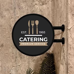 <strong>Custom</strong> <strong>Light</strong> <strong>Box</strong> Signboard Shop <strong>Logo</strong> Sign Personalized Business Signage LED <strong>Light</strong> <strong>Box</strong> Round <strong>Custom</strong> Bistro/Bar Shop Signage - Product Image 1