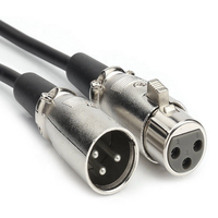 Câble XLR mâle-femelle 3 broches GAZ-CB01 pour microphone et karaoké