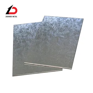 Vente en gros en usine AISI S235jr Q235 DX51D + Z Tôle d'acier au zinc laminée à froid galvanisée à chaud