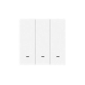 Interruttore Smart Home Wireless a 3 pulsanti ZigBee con 9 scene alimentato a batteria e compatibile con l'app Tuya