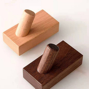 Perchero <span class=keywords><strong>de</strong></span> Madera Maciza Creativo para <span class=keywords><strong>Entrada</strong></span>, <span class=keywords><strong>Colgador</strong></span> <span class=keywords><strong>de</strong></span> Pared sin Perforaciones, Forma Redonda, Ideal para Manualidades - Product Image 5