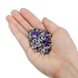 Boutons en jean personnalisés, rivets à double capuchon de 8mm, clous métalliques de 7mm de hauteur pour la réparation du cuir, sacs à main, ceintures, sacs, chaussures, etc. - Product Image 5