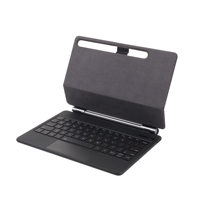 Untuk Tab S7/S8/S9/S9 Fe/S10 Casing Keyboard Kulit PU Anti Kotor USB-C Ringan untuk Tablet 11/12.4/14.6 Inci