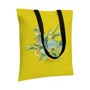 Borsa da Shopping in tela di cotone naturale resistente da donna promozione KAISEN borsa in tela di cotone per Boutique
