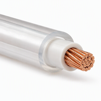 Cable de Construcción THHN THWN-2 600V con Aislamiento de PVC y Nylon, Cobre Trenzado, Calibre 14AWG-1/0 90 ° C Seco 75 ° Bandeja Portacables Ignífuga para Ambientes Húmedos