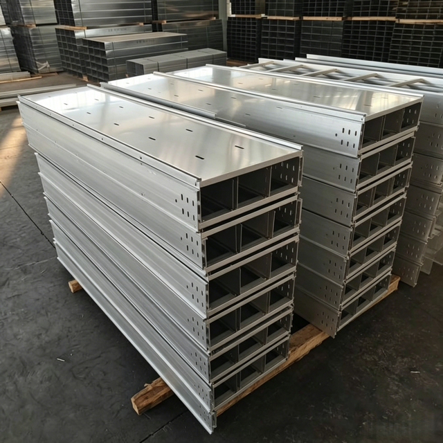 Customizable Fireproof Hot-Dip Galvanized Cable Tray for Industrial Construction Cable Protection & Wiring Management