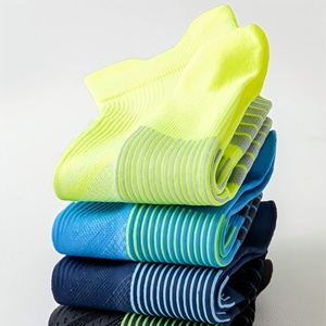 Chaussettes <span class=keywords><strong>de</strong></span> <span class=keywords><strong>compression</strong></span> <span class=keywords><strong>de</strong></span> course d'été pour hommes femmes minces respirantes absorbant la sueur Marathon pression <span class=keywords><strong>de</strong></span> course - Product Image 4