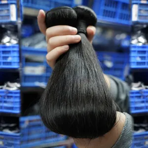 Cuticules brutes alignées 8a 10a 12a Grade cheveux humains, paquets vendeurs cheveux brésiliens Remy, cheveux vierges non traités vente en gros