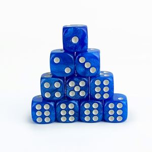 Dados de Juego Acrílicos de Lujo al por Mayor, con Patrón de Perlas Cuadradas, Duraderos y Ecológicos, de 12 mm - Product Image 3