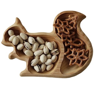 Plateau alimentaire en bois de haute qualité, OEM, en forme d'animal, plateau de service pour collations, plateau conçu pour les fruits secs - Product Image 4