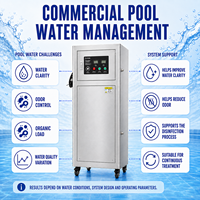 100g Kommerzieller Sauerstoffgenerator PLC Ozongenerator für Schwimmbad-Wasseraufbereitung Desinfektions- und Sanitär-System