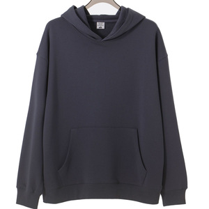 Fabricants de vêtements personnalisés 420 grammes printemps et automne couleur unie neutre sweat à capuche à manches longues pantalons de survêtement - Product Image 5