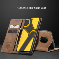 Funda Protectora de Cuero de Lujo CaseMe con Tarjetero para Redmi Note 8 9 K30 Pro