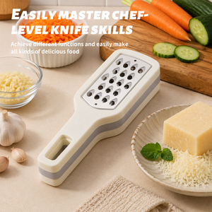 3-in-1 Stainless Steel <b>Vegetable</b> Grater Multi-functional Manual Cheese <b>Shredder</b> Versatile for Kitchen Restaurant - Product Image 1
