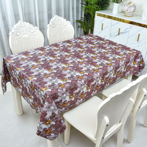 Couverture de table en PVC nappes en PVC imperméables <span class=keywords><strong>or</strong></span> ou argent nappe en plastique étanche à l'huile pour la fête de mariage - Product Image 3