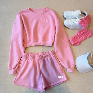 Conjunto de 2 Piezas de <span class=keywords><strong>Shorts</strong></span> <span class=keywords><strong>Deportivos</strong></span> de Yoga para Mujer, Diseño de Alta Calidad, 100% Algodón Puro, Venta al Por Mayor - Product Image 4