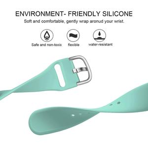 Vòng Đeo Tay Màu Trơn Chất Lượng Cao Mới Cho <span class=keywords><strong>Fitbit</strong></span> Versa 2/Versa Lite Dây Đeo Đồng Hồ Silicon Mềm Thay Thế Correa - Product Image 3