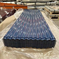 Tôles d'acier ondulées galvanisées prélaquées couleur RAL, anti-corrosion, pour toiture métallique, soudage/pliage, directement de l'usine